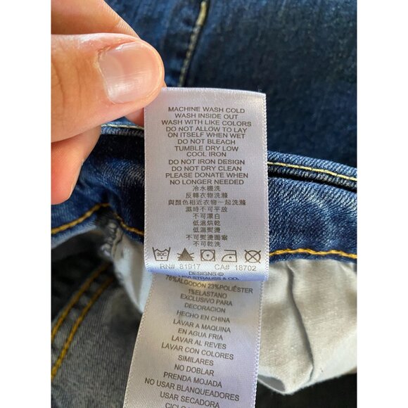 Levis 511 Slim Fit‎ Youth Jeans 18 Regular 29x29 Mid Wash Stretch Denim Modern - Picture 6 of 8